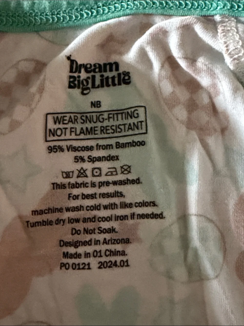 Dream Big Little Co Bamboo Sleeper PJ